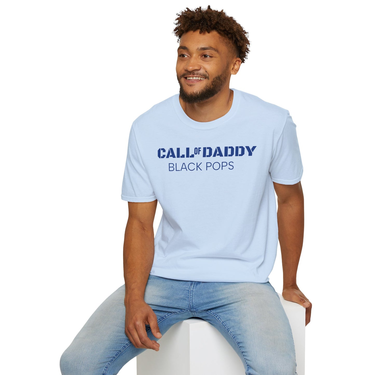 Light Blue Call of Daddy Tee